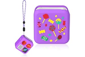 SKRVGOJFG Silicone Case for Yoto Mini Player, Silicone Protective Sleeve Case Compatible with Mini Bluetooth Speaker, Anti-Slip Silicone Skin Cover, Fitted Protective Case for Yoto Mini Audio Player - Purple