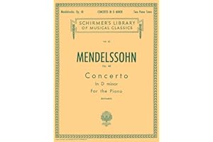 Concerto No. 2 in D Minor, Op. 40: Schirmer Library of Classics Volume 62 Piano Duet NFMC 2024-2028 Selection
