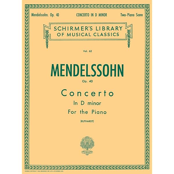 Mendelssohn: Piano Concerto No. 1 in G Minor, Op. 25 (Edition