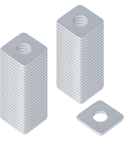 50 Pcs #10 Stainless Steel Flat Washers - 304 Grade For DIY Projects & Repairs