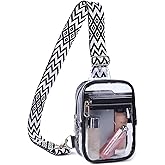 COVAX Clear Sling Bag, Clear Bag Stadium Approved for Concerts, Sports Events | Stadium Approved, for Concerts, Sports Events