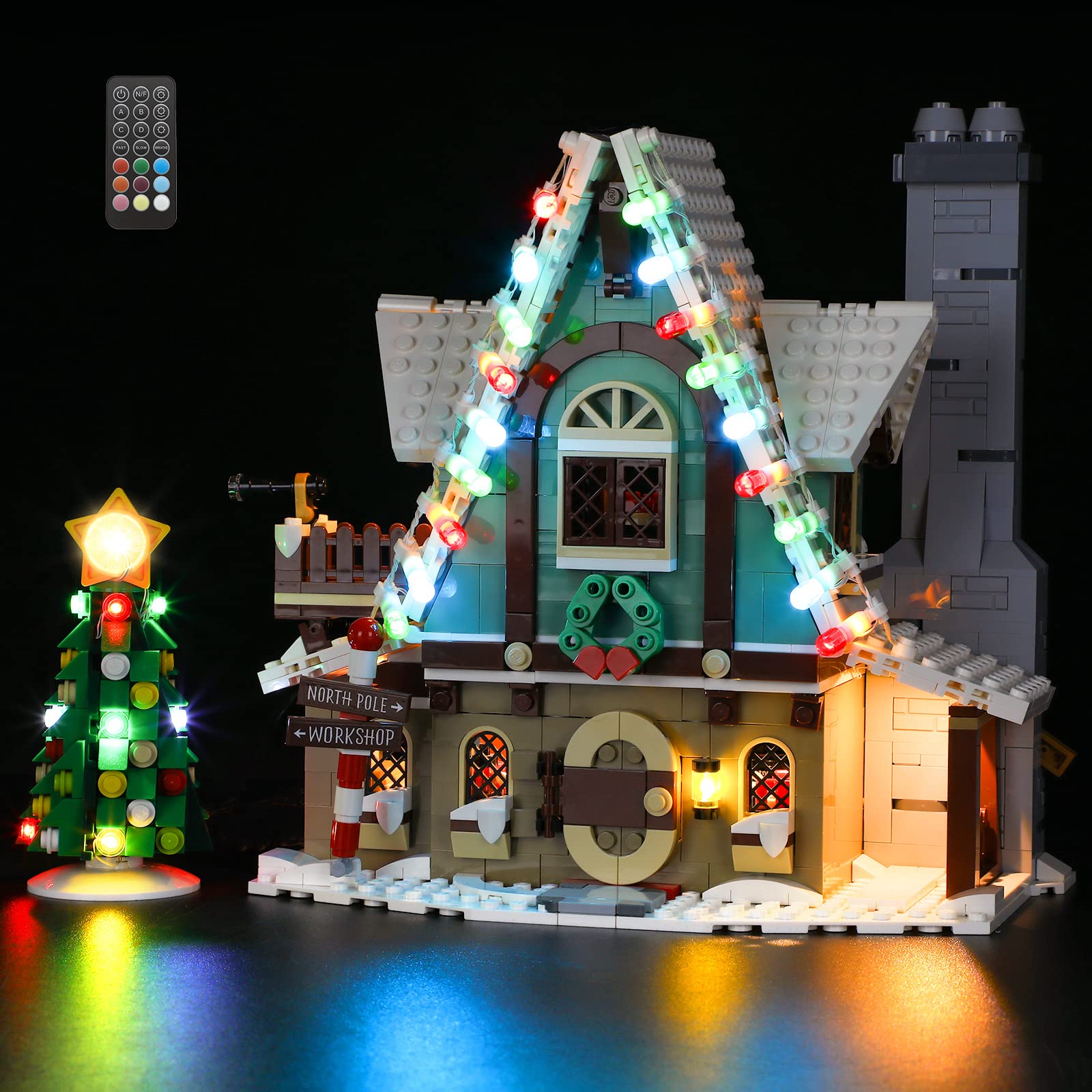 GEAMENT LED Light Kit (Remote Control) Compatible with LEGO Elf Club House - Lighting Set for Creator 10275 Model (Building Set Not Included) — image 1