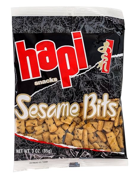 HAPI, SESAME BITS SNACKS, 3 OUNCE