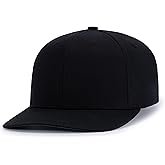 Pacific Headwear Poly/Cotton Snapback Cap, Black
