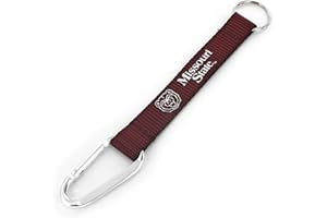 aminco NCAA unisex-adult Ncaa Carabiner Lanyard Keychain