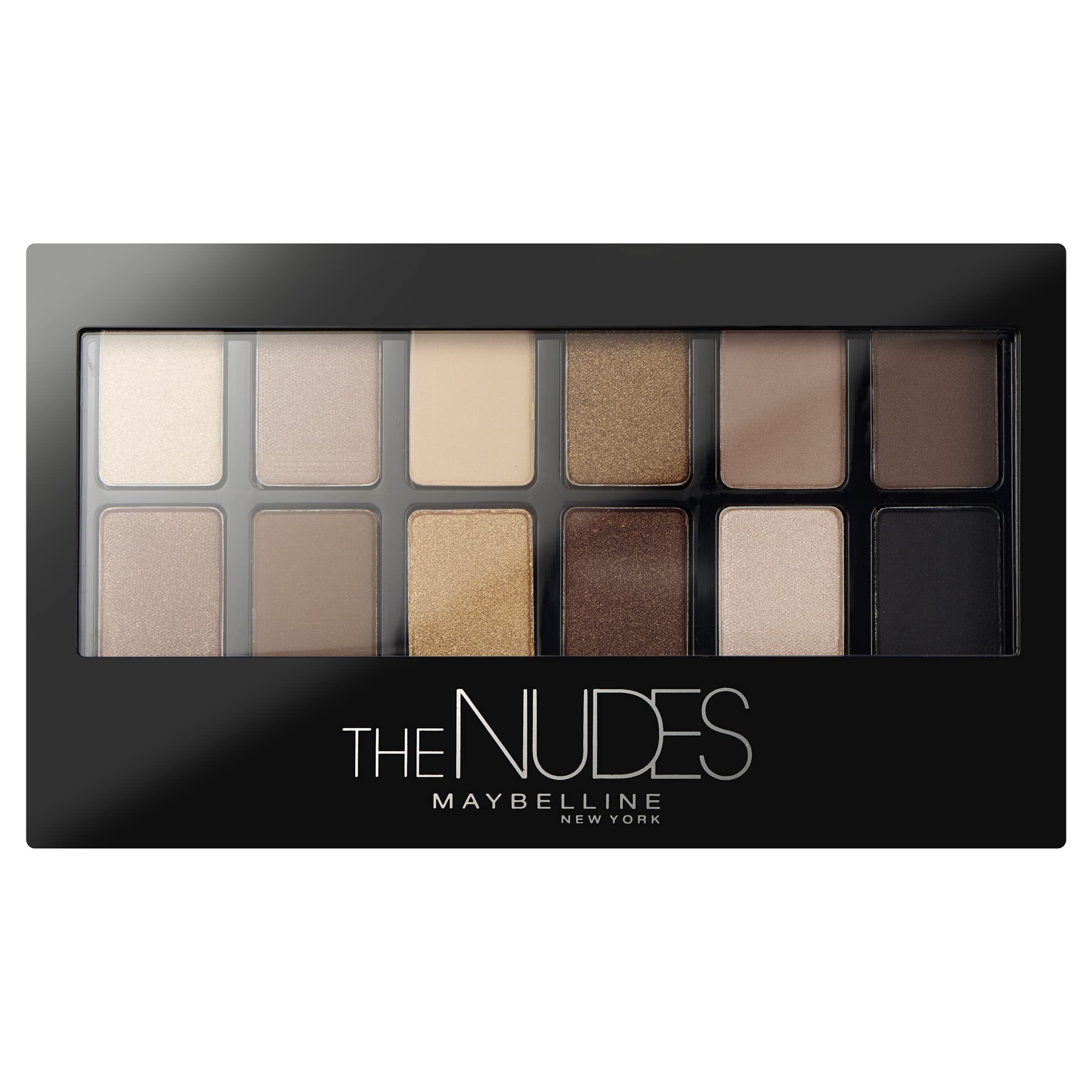 Maybelline New York The Nudes eyeshadow palette, 12 colors in an eyeshadow palette, many combinations for the trendy nude look