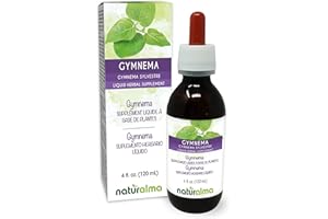 Naturalma Gymnema (Gymnema sylvestre or Marsdenia sylvestris) Leaf Alcohol-Free Tincture - 4 fl oz Liquid Extract in Drops - Herbal Supplement - Vegan