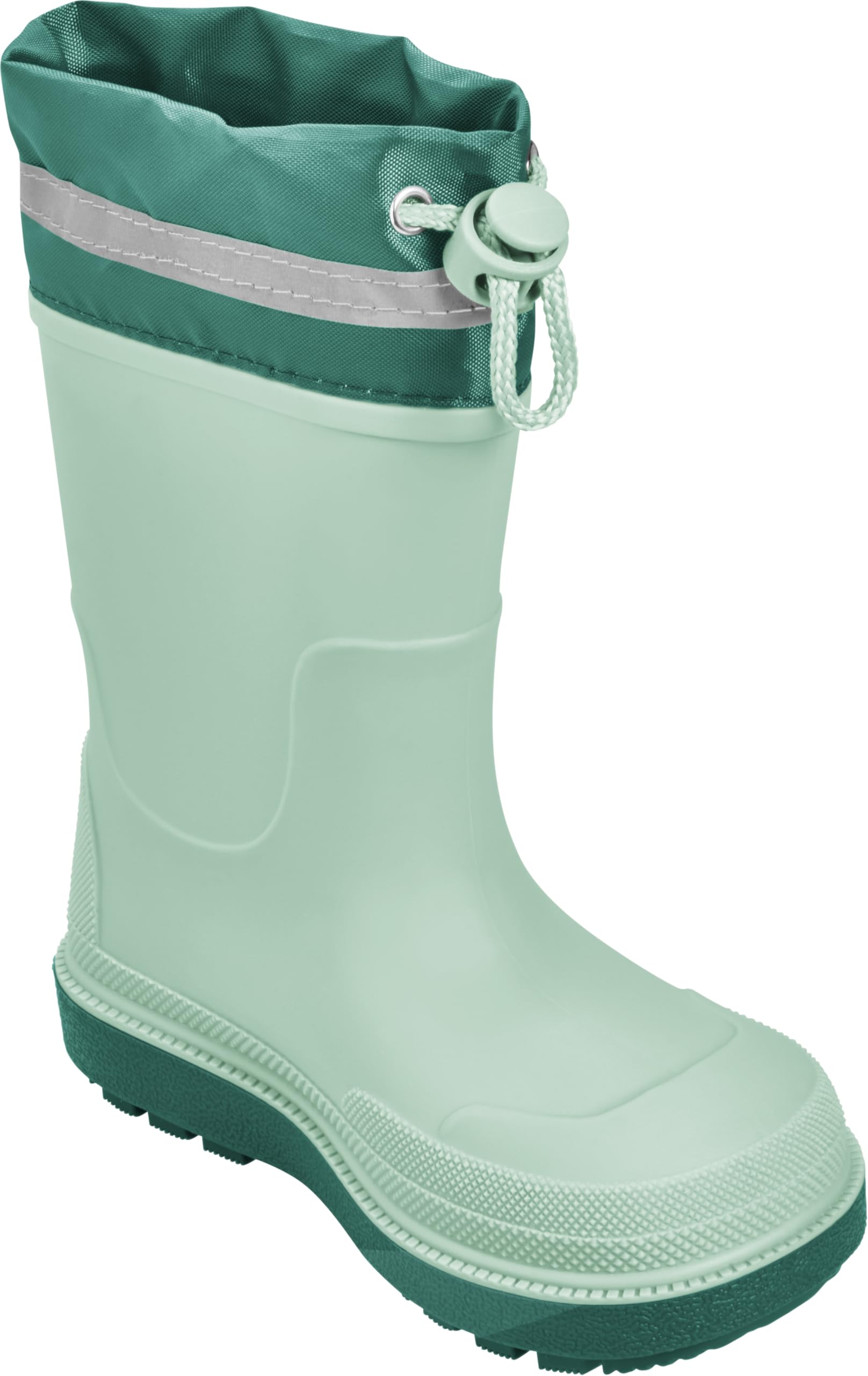 Playshoes Regenstiefel Unisex Kinder Gummistiefel, Grün Stulpe, 24 EU 2