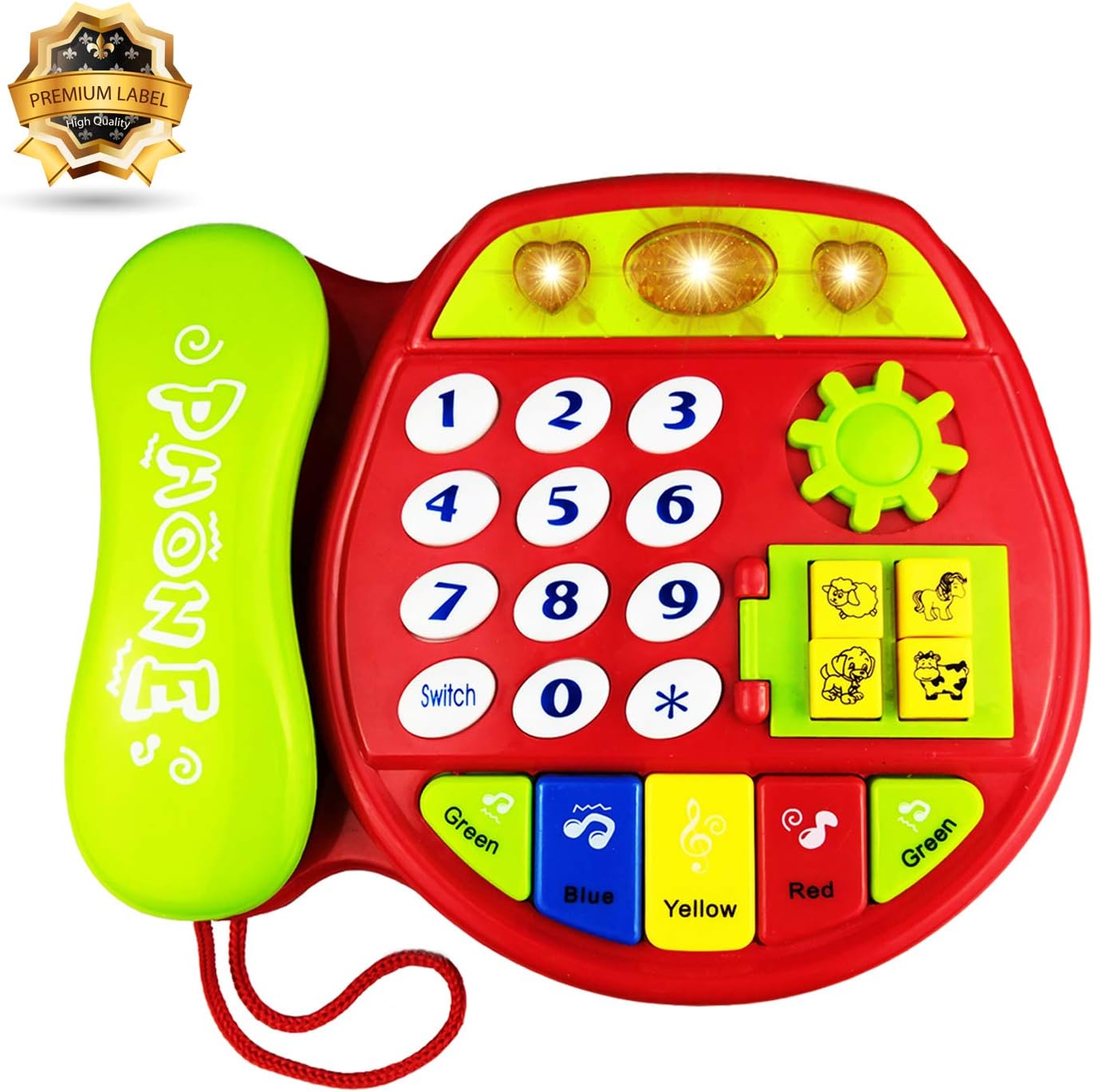 Yita Telephone Toy Gift for 1-3 Year Old Boy Girls