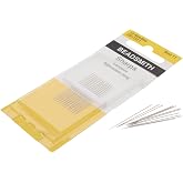The Beadsmith Sharps Beading Needles - Size 11, Shorter for Smaller Areas, 12 Needles per Card, European Quality, All Purpose Sewing Needle, Use for Mending and General Hand Sewing