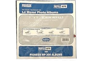 PIONEER PHOTO ALBUMS Pioneer Memo Pocket Album Refill for MP-300, 3 1/2" x 5 1/4"