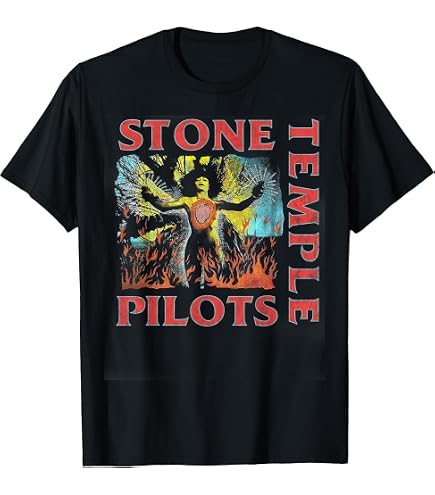 Amazon.com: Stone Temple Pilots No. 4 T-Shirt : Clothing, Shoes