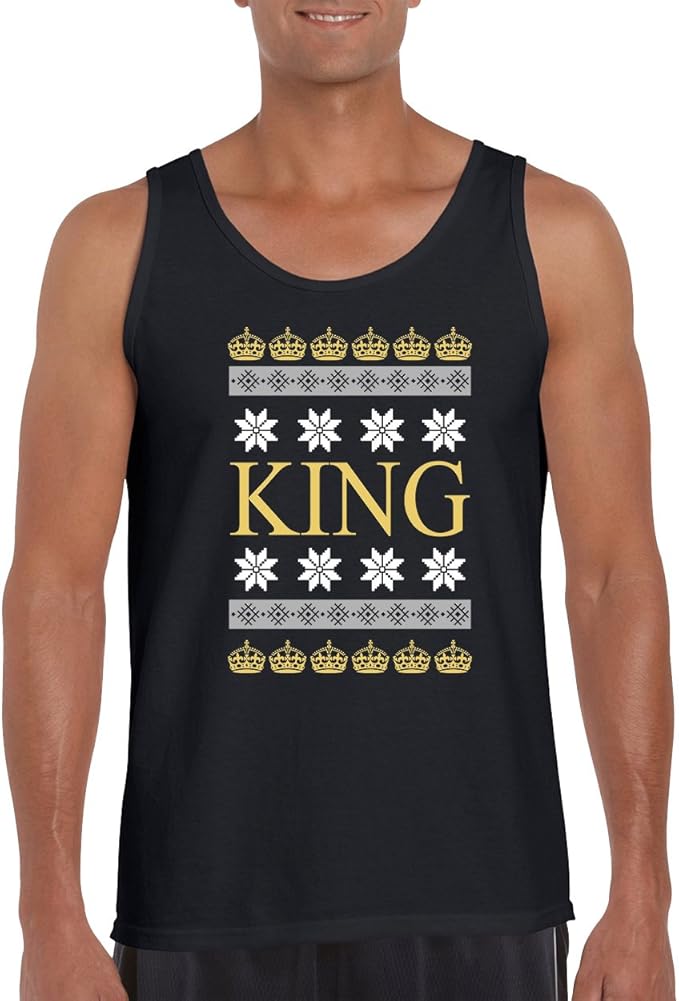Tank Tops for Men Christmas Gift King Design Best Gift Ever