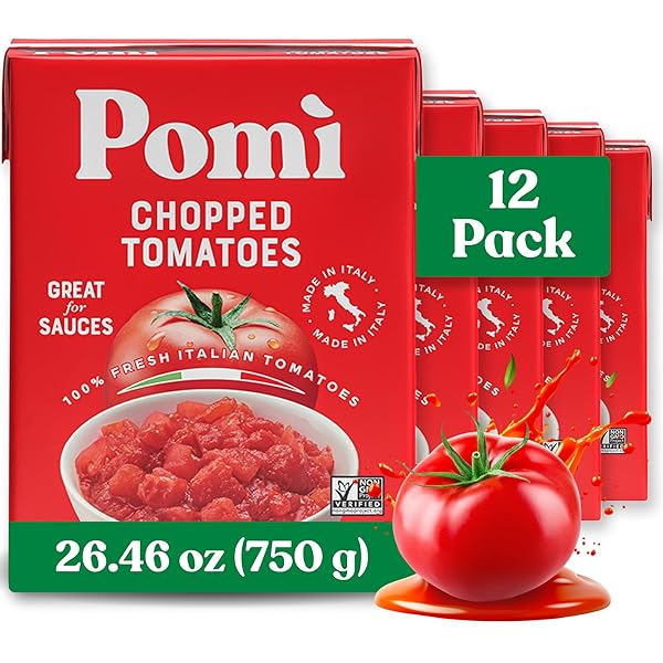 Pomì Strained Tomatoes - Creamy, Velvety Tomato Puree, No