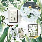 Cinvo 63 Pcs Real Dried Leaves with Tweezers Assorted DIY Craft Set 2023 view 6