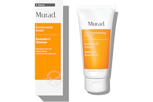 Murad Essential-C Cleanser - Energizing Antioxidant Citrus Face Wash with Vitamin C Technology - Brightening Foaming Gel Washes Away Pollution and Impurities & Conditions and Nourishes Skin