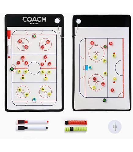 BSN Sports Schreibtafel Pro Lacrosse Board – Große Taktiktafel Für Teams, Mit 2 Whiteboard-Flächen & Marker
