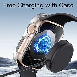 Adorve 3 Pack Tempered Glass Case for Apple Watch