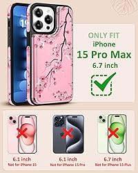 Lotadilo for iPhone 15 Pro Max Wallet Case with