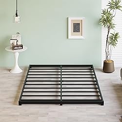 Fly-CTsoar 3 Inch Low King Bed Frame Heavy Duty