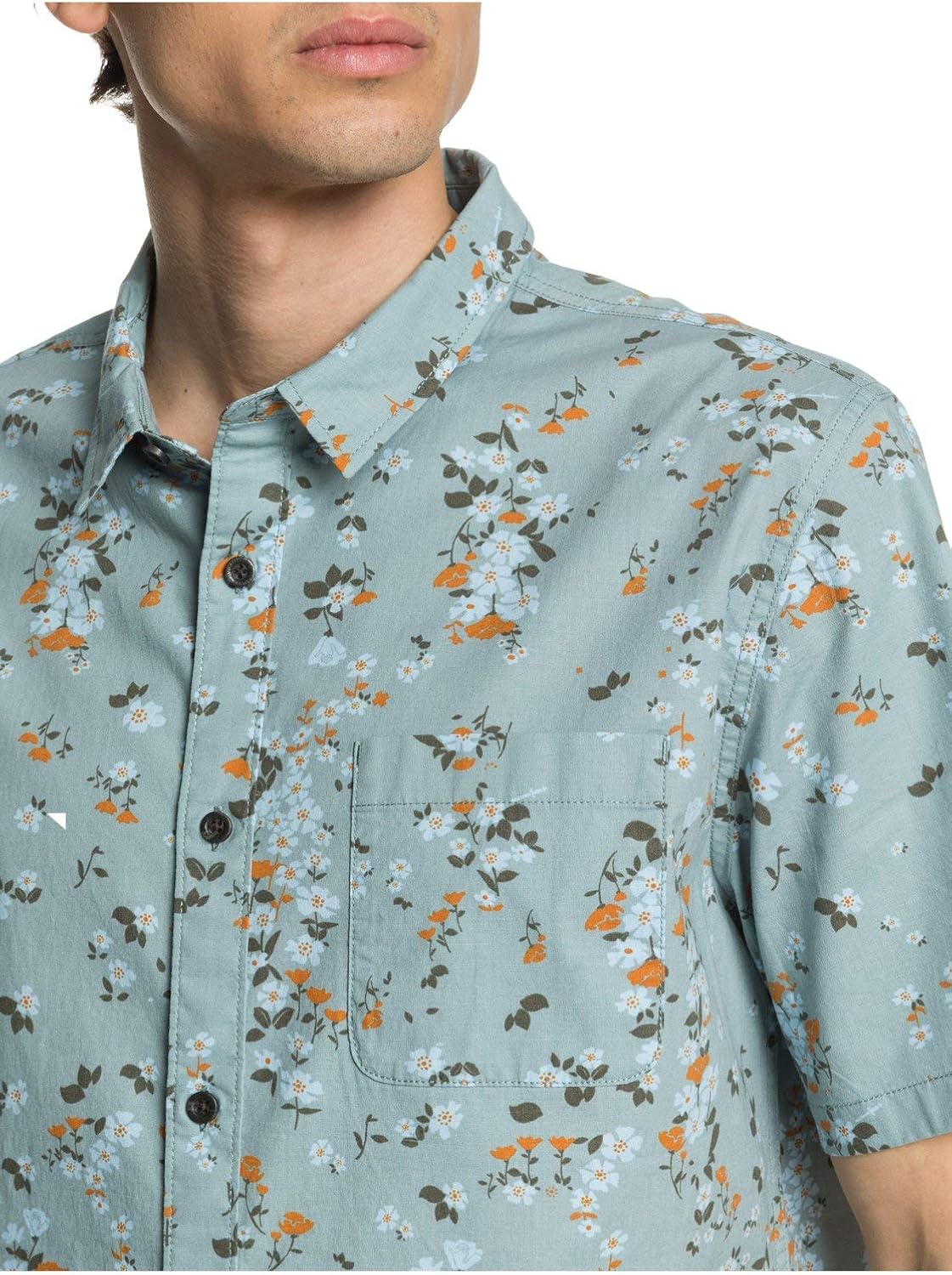 Quiksilver Men's Tripping Daisy Short Sleeve Woven: Clothing