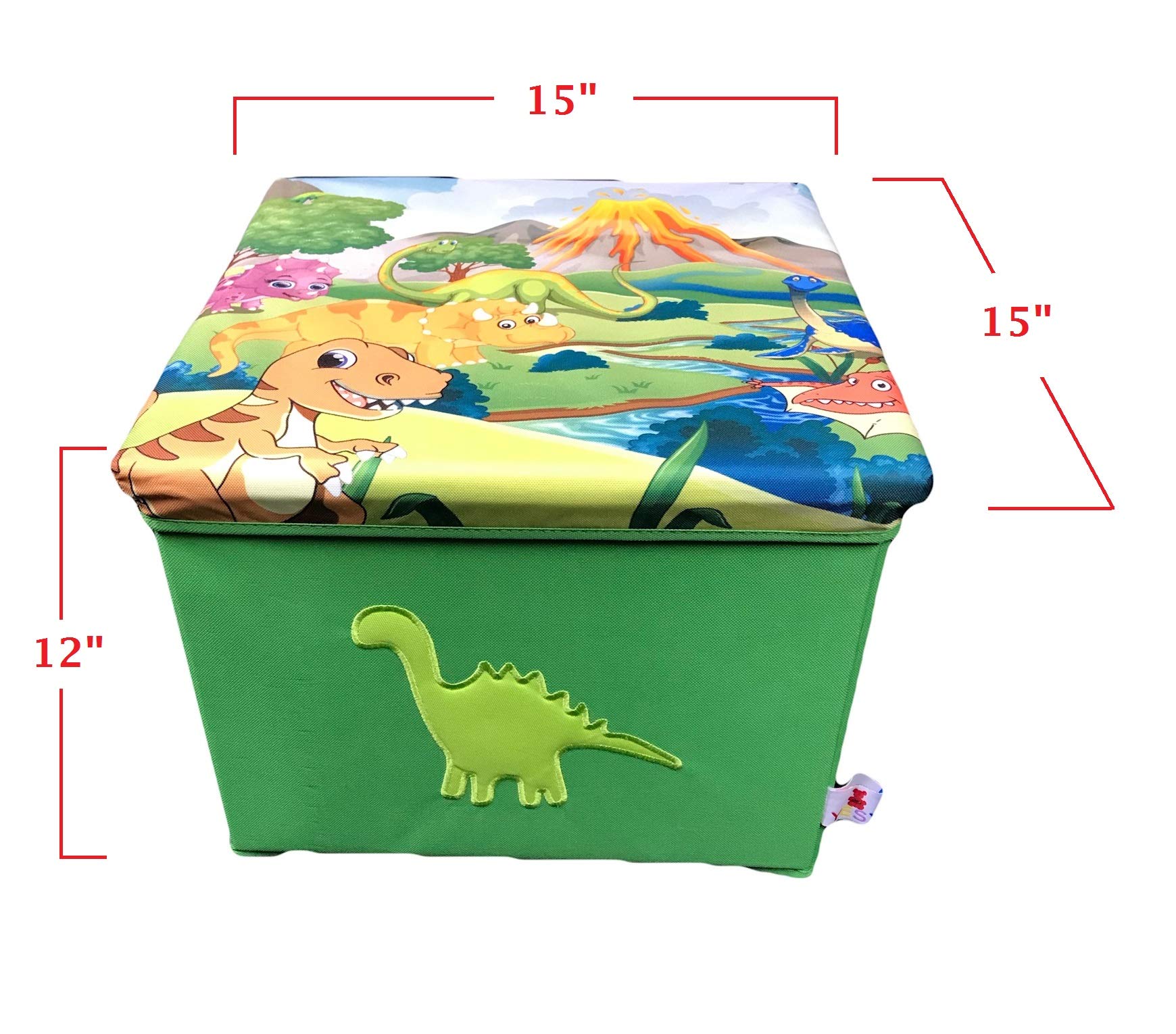 YESY Toy Box Storage, My Dino Box , Dinosaur Storage Toy Box , Foldable