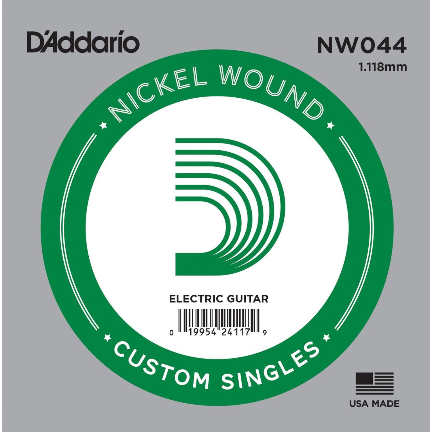 D'Addario NW044 Nickel Wound Electric Guitar Single String, .044 — image 1