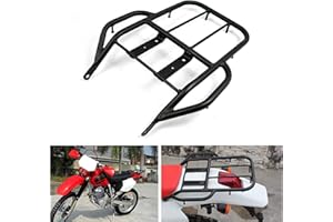 COPART Motorcycle Rear Luggage Rack for Honda XR250 XR400 1996-2004,Black