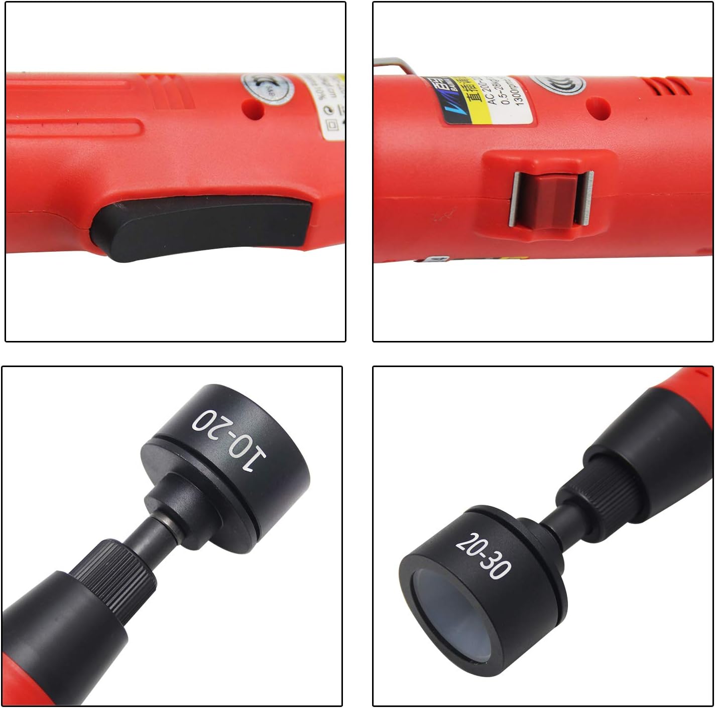 Huanyu Electric Bottle Capper Portable Capping Machine Speed Adjustable Capping Sealer 10mm to 50mm Max 1300RPM (220V - Image 5