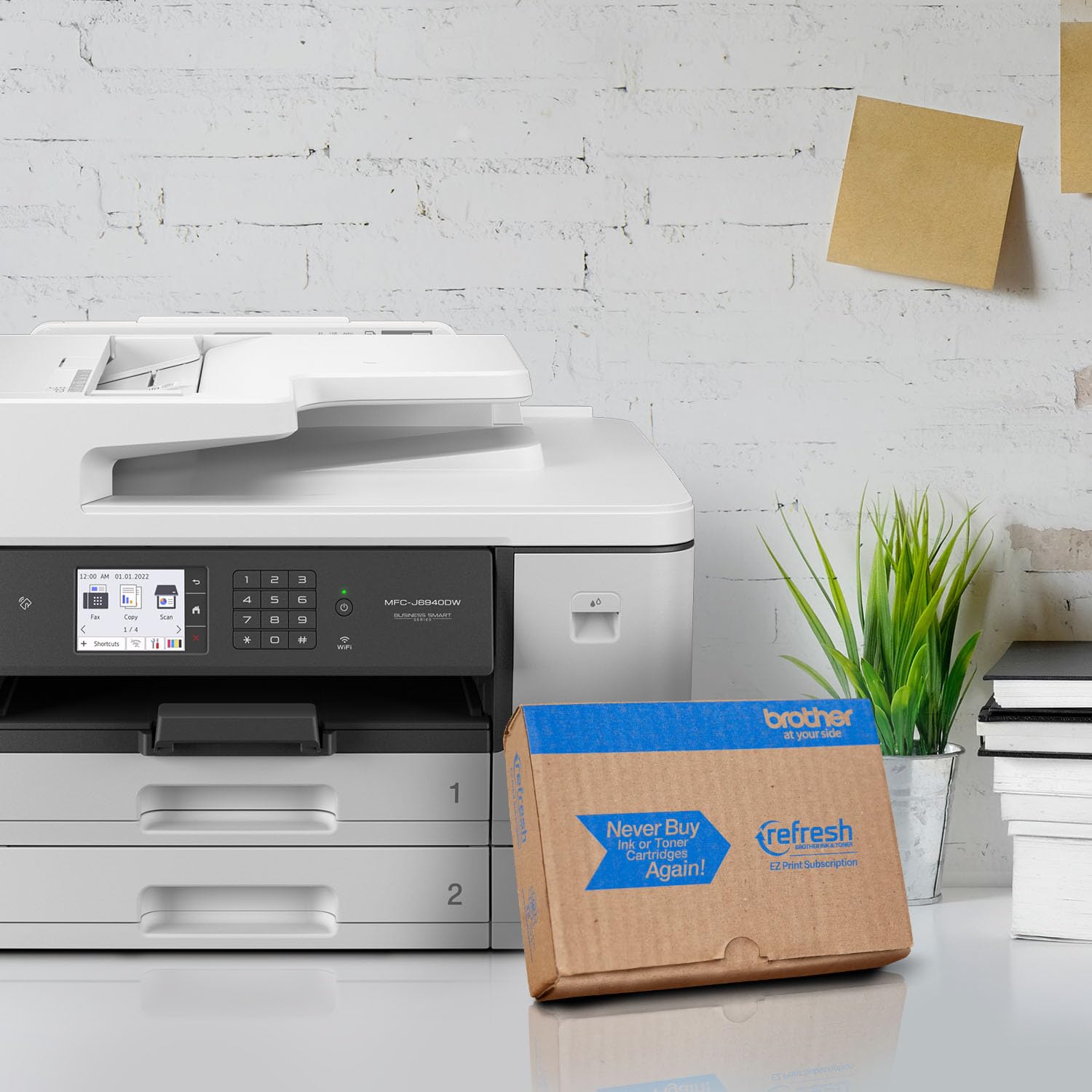 Brother MFC-J6940DW Wireless Color Inkjet All-in-One Printer | 500-Sheet Capacity | 11