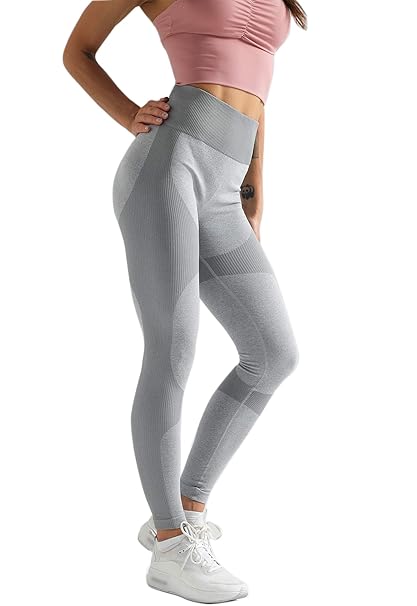 Amazon.com: Leggings de yoga de cintura alta para mujer ...
