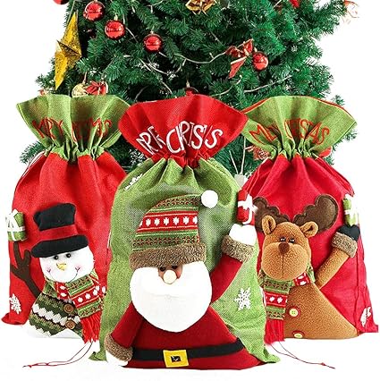 extra large reusable christmas bags