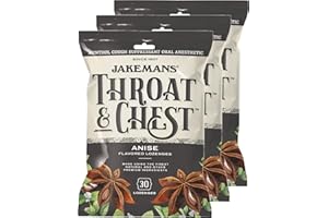 Jakemans Throat & Chest Menthol Cough Suppressant Anise - 30 Lozenges (3 Pack)