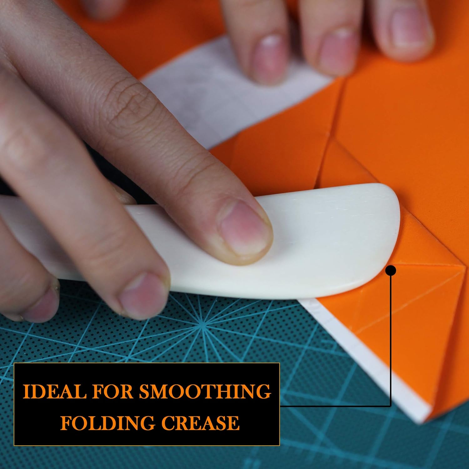 ECOHU Bone Folder Paper Creaser Maker Set, Folding Scoring Burnishing Crafting Scrapbooking Tool for Bookbinding, Paper & Leather Crafts, Card Making.