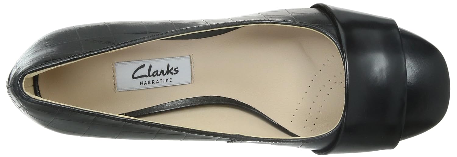 clarks women's chinaberry sky leather pumps