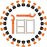 Flintronic Tile Leveling System 80PCS Kit with 2 Wrenches for Stone & Floors view 8