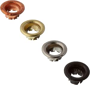 PTC 52968-R 100pc 3/16" Metal Eyelets Shoes Clothes Crafts - 4 Colors