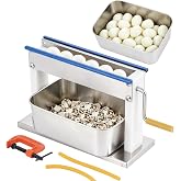 JIAWANSHUN Manual Quail Egg Peeler Sheller with 2 Stainless Steel Trays Household Quail Bird Egg Peeling Machine Egg Huller