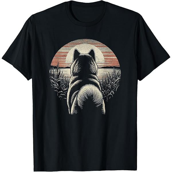 T-Shirt Unisex Fellow Friends: Morbida Con Stampa Akita, Perfetta Per Gli Amanti Dei Cani - 4