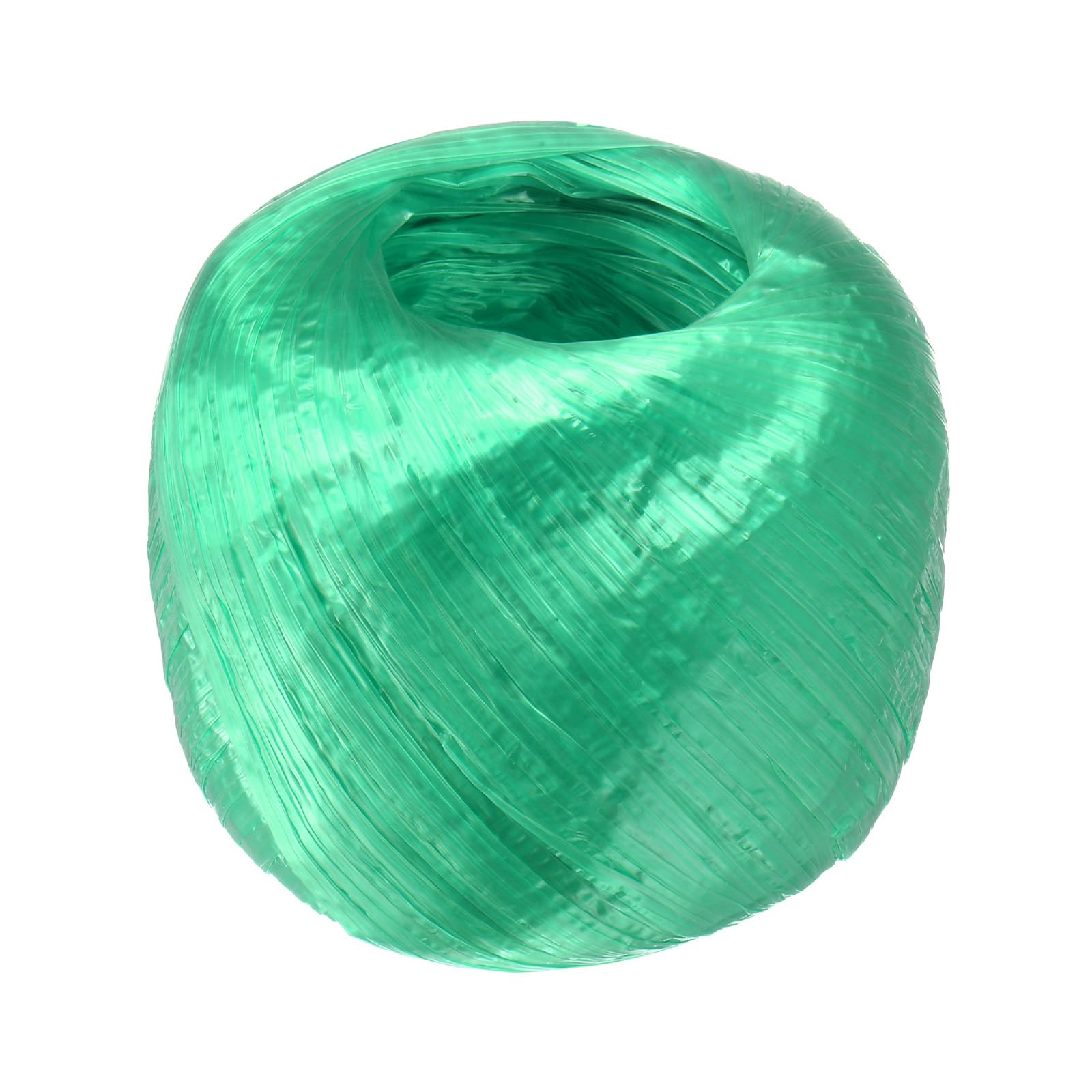 M METERXITY Polyester Nylon Plastic Rope Twine, 4cm Width 110M Length Household Bundled Plastic Ropes Roll for Crafting/Gardening/Packing/Carrying [360FT/4330IN, Green]