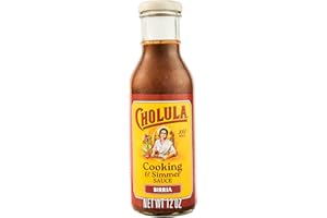 Cholula Cooking & Simmer Sauce, Birria, For Birria Tacos, Slow-Cooked Beef, Stew, Quesadillas and More, 12 fl oz