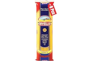 Divella Angel Hair Pasta #11, 16 oz. (Capellini Pasta Pack of 8) - Authentic Italian Pasta Made with Durum Wheat Semolina, Perfect 'Al Dente' Texture for Every Dish