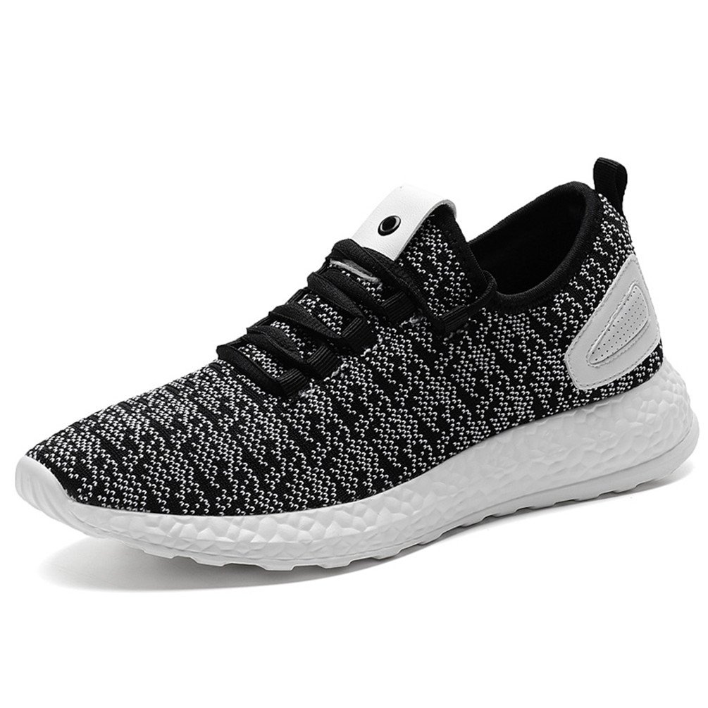 Sherry Love Women Sports Sneakers Running Shoes With Lightweight Breathable Comfortable and Soft Function-Black and White-41 EU