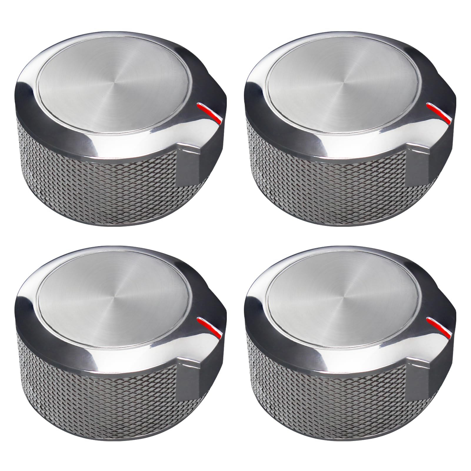 Photo 1 of 2025 Upgrade W11156487 W10823529 for Whirlpool KitchenAid Oven Stove Burner Control Knob*4 Replacement AP6285576 4546228 Oven Range Cooktop Knob