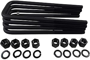 American Automotive Square U Bolts 12.5" Extra Long Certified OEM Factory Material Set of 4