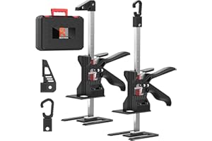 RENYINDA Labor-Saving Arm Jack Multifunctional Construction Jacks, Furniture Jacks，Lift Height 6 inches 400lb Load-Bearing for Installing Windows and Doors, Lifting Furniture, Woodworking Tools