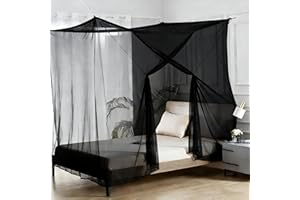 Canopy Bed Curtains 4 Corners Mosquito Net Mosquiteros para Camas Bed Canopies Netting Bed Drapes Rectangular Mosquito Mesh f