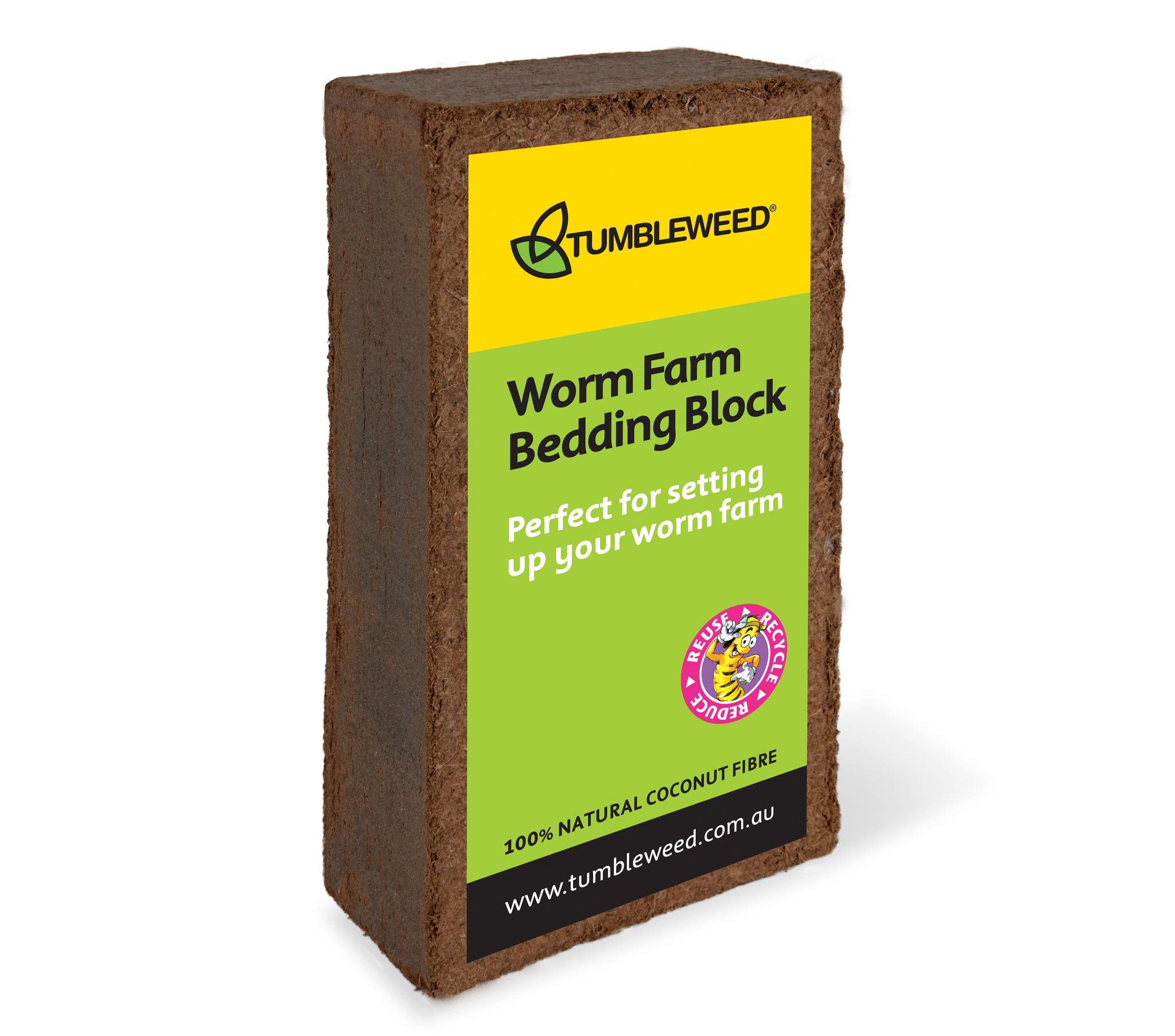 Buy Tumbleweed Worm Farm Bedding Block Expands in Water to Start Your