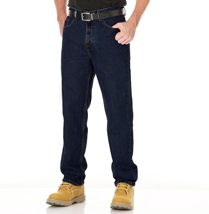 Member's Mark Relaxed Fit Dark Wash Blue Jeans (Waist 36 Length 30