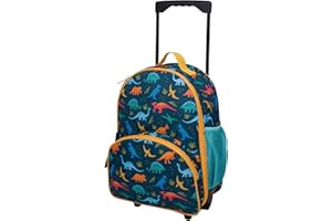 Wildkin Kids Rolling Luggage – Carry-On Size for School & Overnight Travel
